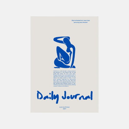 DIN A2 Poster mit Daily Journal Print, Vorderansicht 