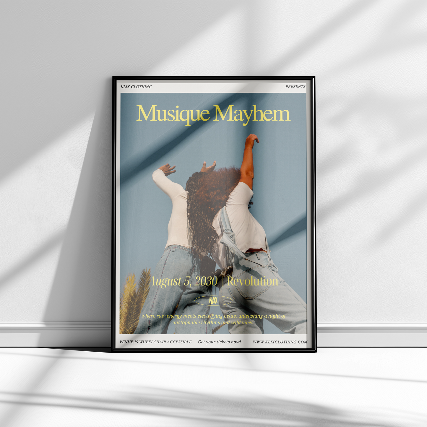 DIN A2 Poster mit Musique Mayhem Print, Beispielansicht 